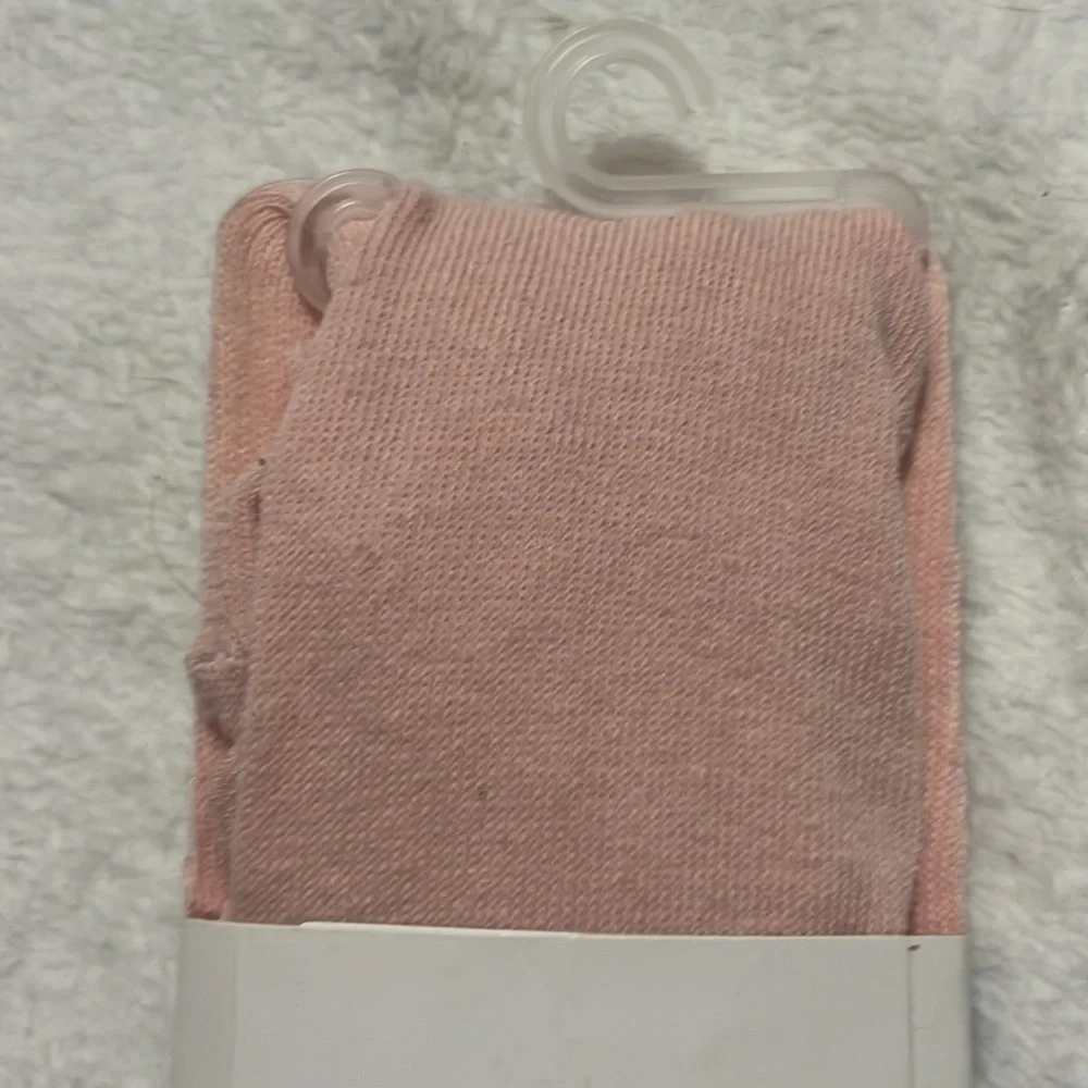 New Old Navy Infant Girls knit tights Size 0-6 Months Ballet Pink NWT